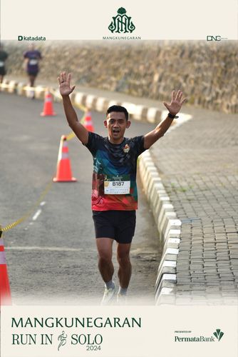Race photo from Mangkunegaran Run 2024