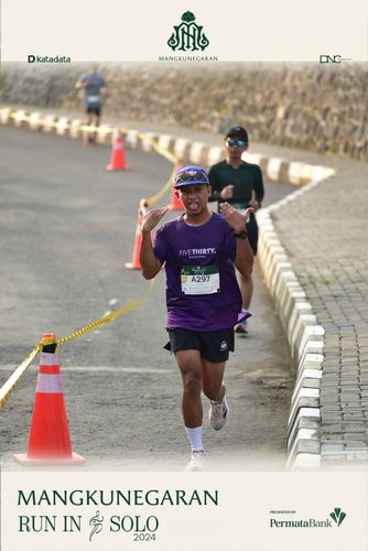 Race photo from Mangkunegaran Run 2024