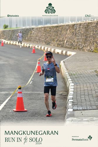Race photo from Mangkunegaran Run 2024