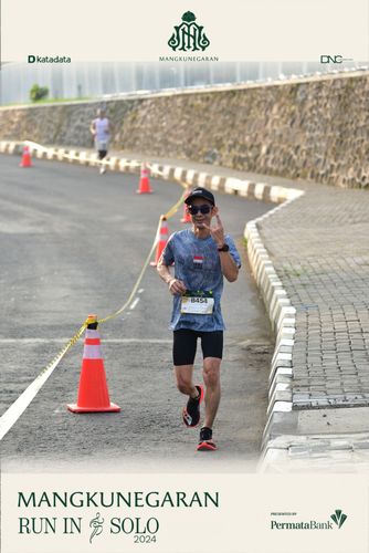 Race photo from Mangkunegaran Run 2024