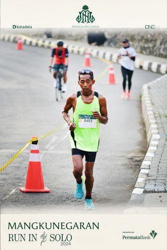 Race photo from Mangkunegaran Run 2024