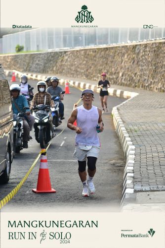 Race photo from Mangkunegaran Run 2024