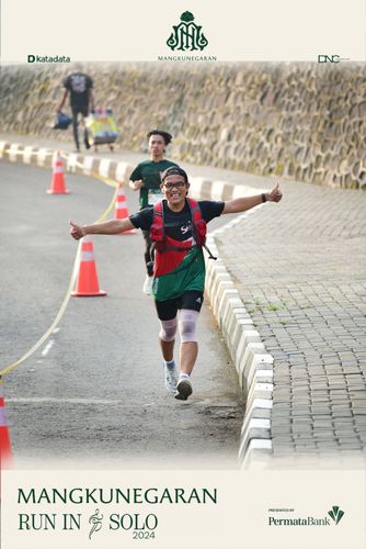 Race photo from Mangkunegaran Run 2024