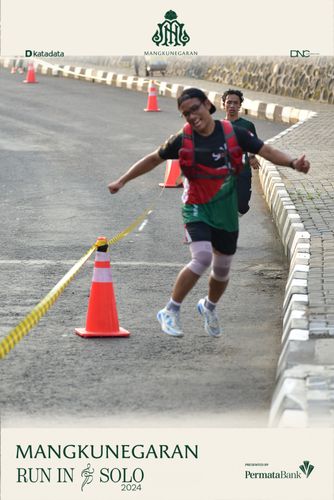 Race photo from Mangkunegaran Run 2024