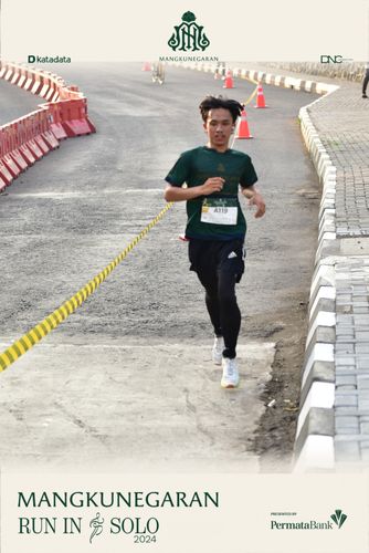 Race photo from Mangkunegaran Run 2024