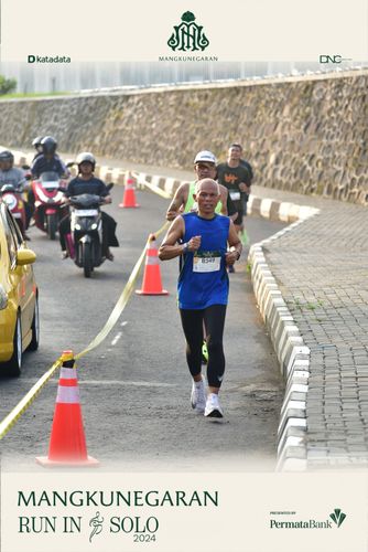 Race photo from Mangkunegaran Run 2024