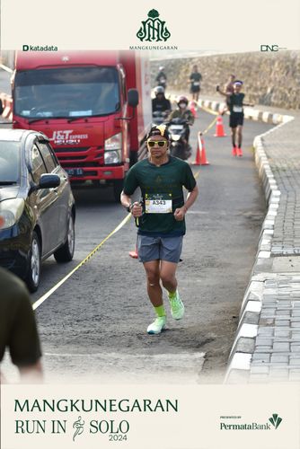 Race photo from Mangkunegaran Run 2024