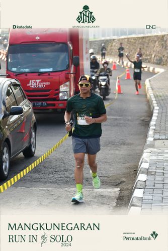 Race photo from Mangkunegaran Run 2024
