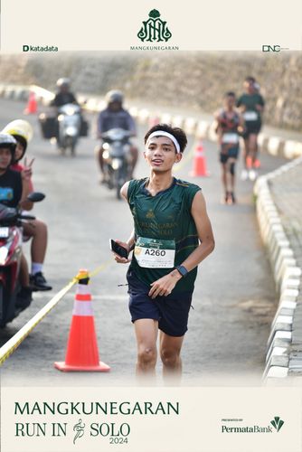 Race photo from Mangkunegaran Run 2024