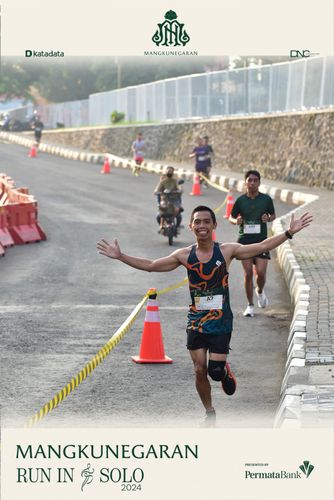 Race photo from Mangkunegaran Run 2024