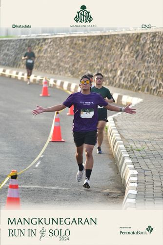 Race photo from Mangkunegaran Run 2024