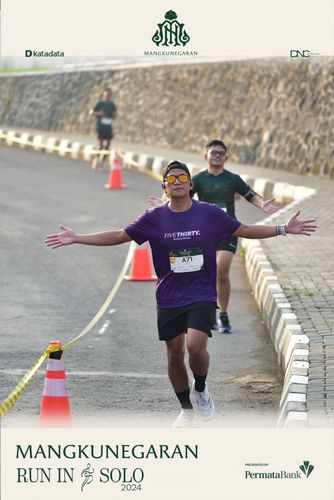 Race photo from Mangkunegaran Run 2024