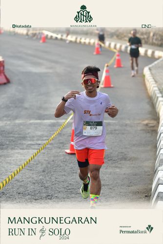 Race photo from Mangkunegaran Run 2024