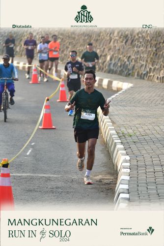 Race photo from Mangkunegaran Run 2024