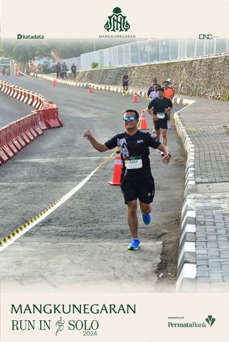 Race photo from Mangkunegaran Run 2024