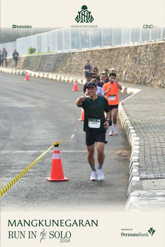 Race photo from Mangkunegaran Run 2024