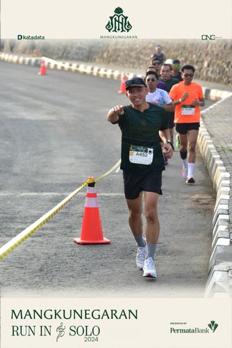 Race photo from Mangkunegaran Run 2024
