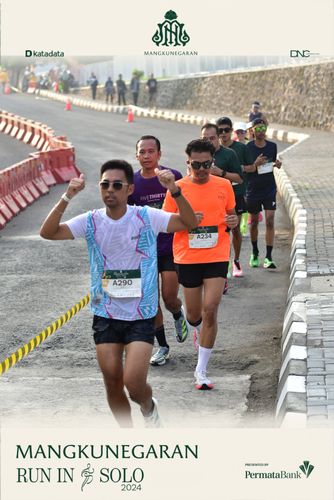 Race photo from Mangkunegaran Run 2024