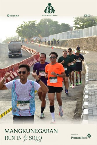 Race photo from Mangkunegaran Run 2024