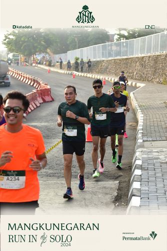 Race photo from Mangkunegaran Run 2024