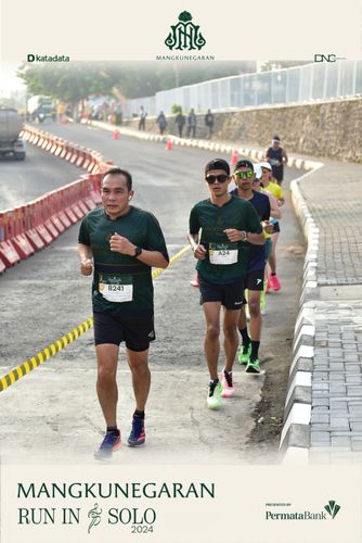 Race photo from Mangkunegaran Run 2024