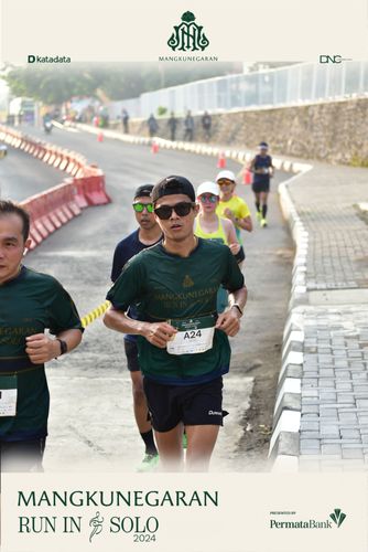 Race photo from Mangkunegaran Run 2024