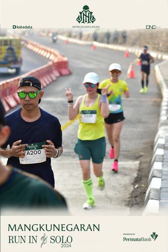 Race photo from Mangkunegaran Run 2024