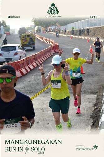Race photo from Mangkunegaran Run 2024