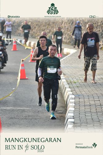 Race photo from Mangkunegaran Run 2024