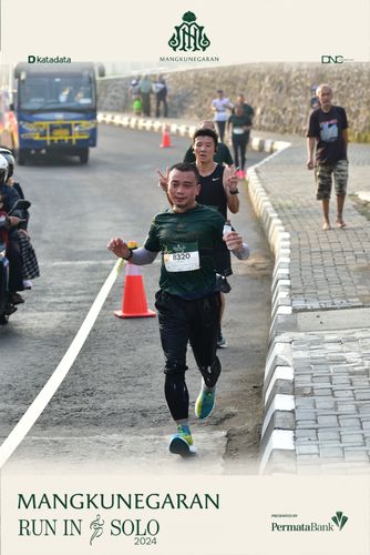 Race photo from Mangkunegaran Run 2024