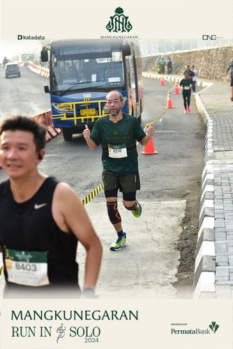 Race photo from Mangkunegaran Run 2024