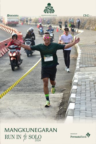 Race photo from Mangkunegaran Run 2024
