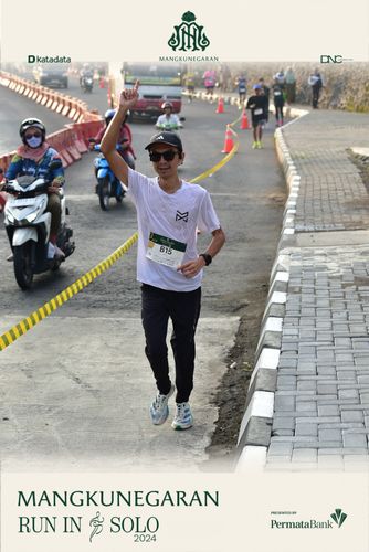 Race photo from Mangkunegaran Run 2024
