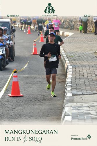 Race photo from Mangkunegaran Run 2024