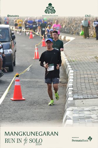 Race photo from Mangkunegaran Run 2024