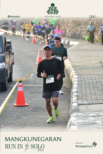 Race photo from Mangkunegaran Run 2024
