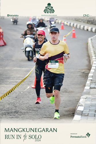 Race photo from Mangkunegaran Run 2024