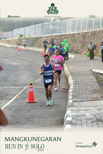 Race photo from Mangkunegaran Run 2024