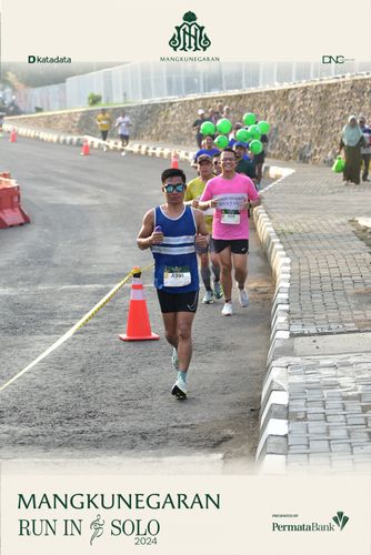 Race photo from Mangkunegaran Run 2024