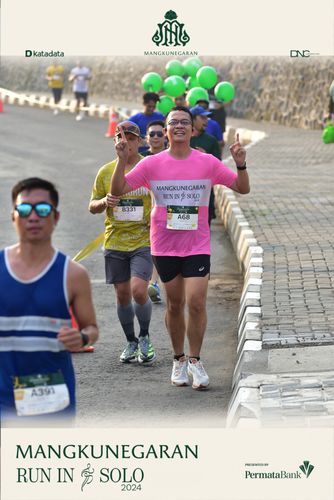 Race photo from Mangkunegaran Run 2024
