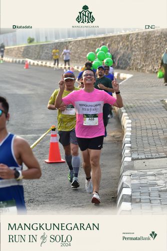 Race photo from Mangkunegaran Run 2024