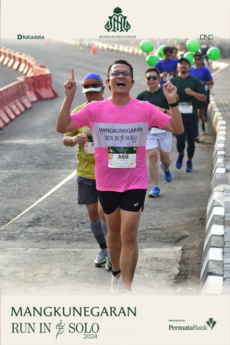Race photo from Mangkunegaran Run 2024
