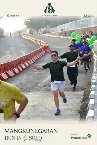 Race photo from Mangkunegaran Run 2024