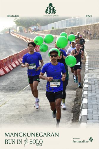 Race photo from Mangkunegaran Run 2024