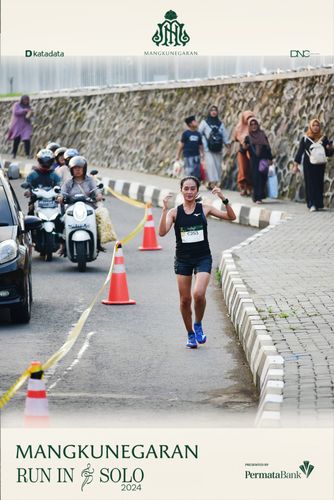 Race photo from Mangkunegaran Run 2024