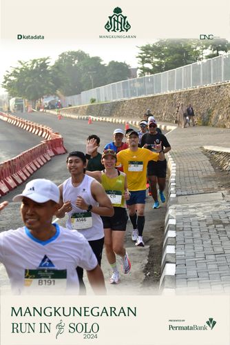 Race photo from Mangkunegaran Run 2024