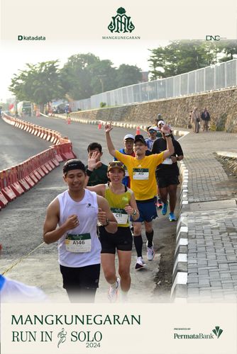 Race photo from Mangkunegaran Run 2024