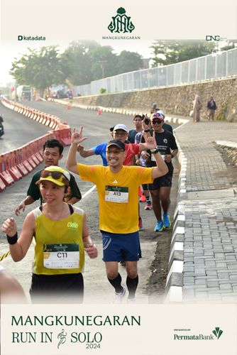 Race photo from Mangkunegaran Run 2024