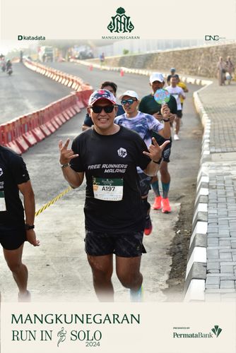 Race photo from Mangkunegaran Run 2024