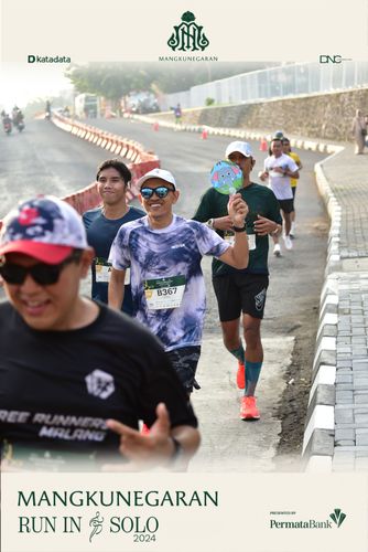 Race photo from Mangkunegaran Run 2024